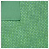 Baumwollsatin Tupfen dunkelgrün/grün