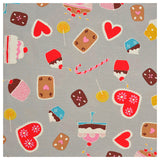 Jersey Lebkuchen grau