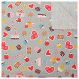 Jersey Lebkuchen grau