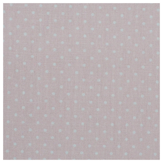 Baumwolle mini Tupfen hellrosa und weiß