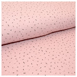 Musselin Baumwolle Confetti rosa
