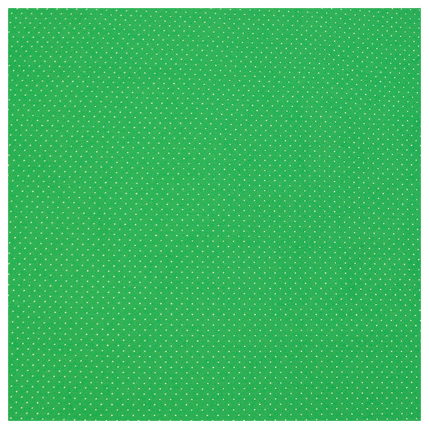 Baumwollsatin Tupfen grün und weiß