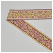 Jaquardband violett/natur 45mm
