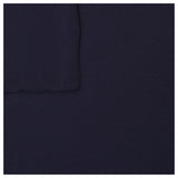 Baumwolljersey uni marine Bio