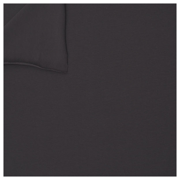 Baumwolljersey uni dunkelgrau Bio