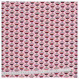 85cm Jersey Flower Power rosa