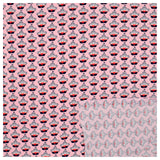 85cm Jersey Flower Power rosa
