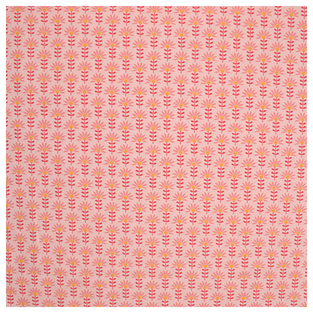 Baumwoll-Popelin graphic Flower light rose