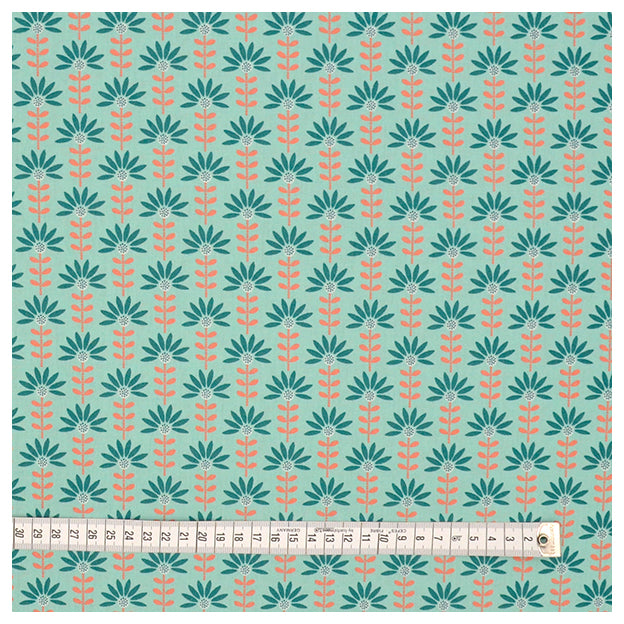 Baumwoll-Popelin graphic Flower