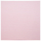 Stoffbox Jersey Tiere grün/rosa + Bündchen GOTS