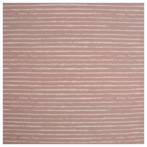 Jersey Streifen dusty rosa/weiß