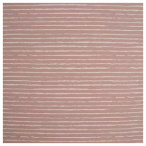 Jersey Streifen dusty rosa/weiß