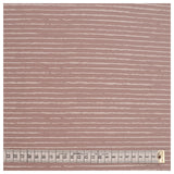 Jersey Streifen dusty rosa/weiß