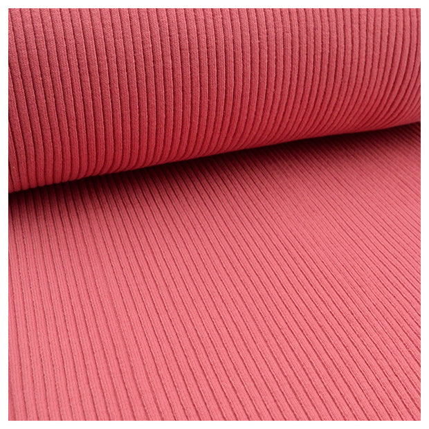 Rippbündchen rosa