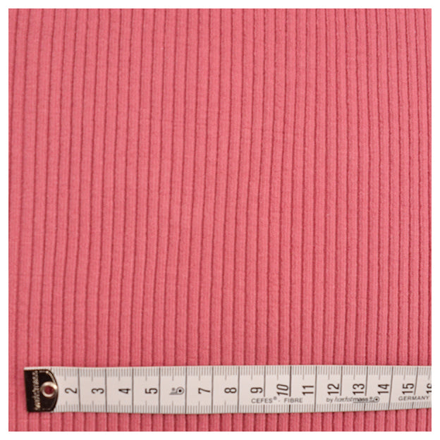 Rippbündchen rosa