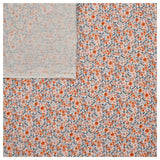 80cm Musselin Baumwolle kleine Blümchen Bio