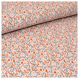 80cm Musselin Baumwolle kleine Blümchen Bio