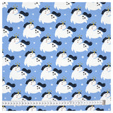 Jersey Happy Unicorn hellblau