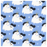 Jersey Happy Unicorn hellblau