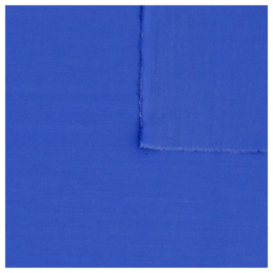 Baumwolle uni kobalt