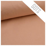 Stoffbox Jersey Tiere grün/rosa + Bündchen GOTS
