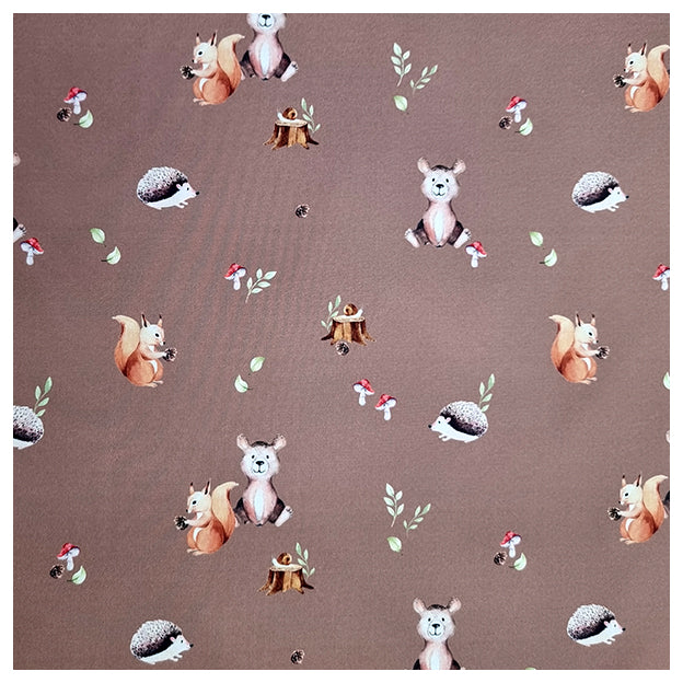 Softshell Waldtiere braun