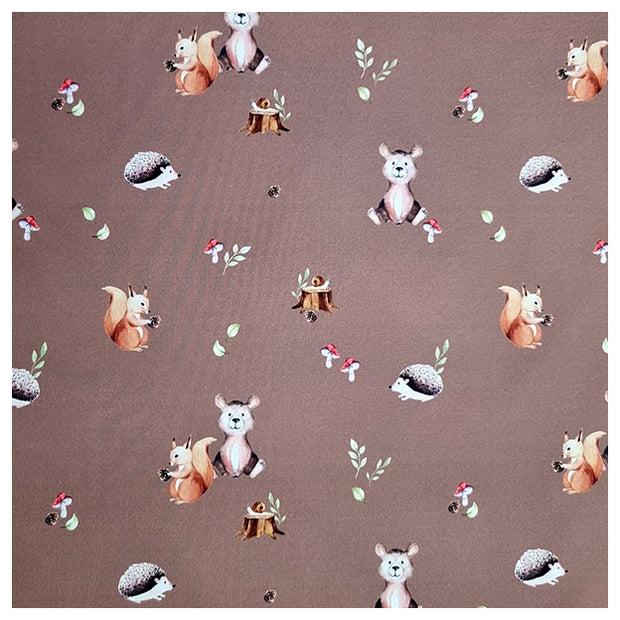 Softshell Waldtiere braun