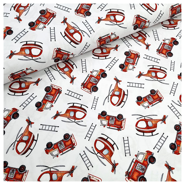 Jersey Feuerwehrautos weiß