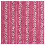 Baumwolle Blumen rosa/weiß streifen